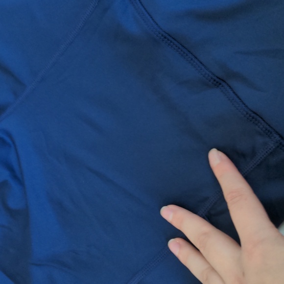 Navy Blue Biker Shorts - Picture 7 of 9